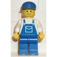 trn026 Overalls Blue with Pocke